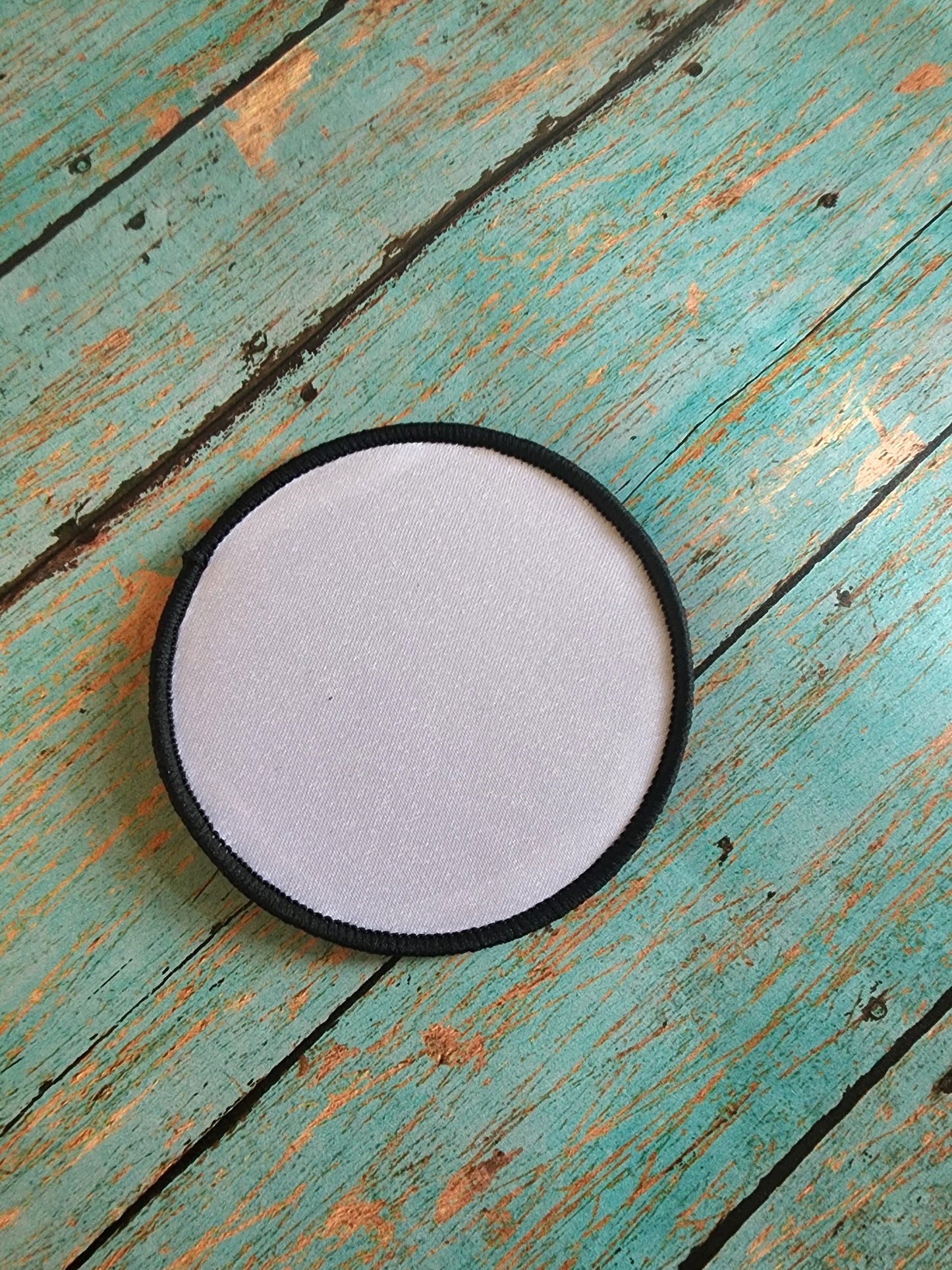 VELCRO Rounded Rectangle and Cirlcle Hat Patch Sublimation Blank! Polyester!