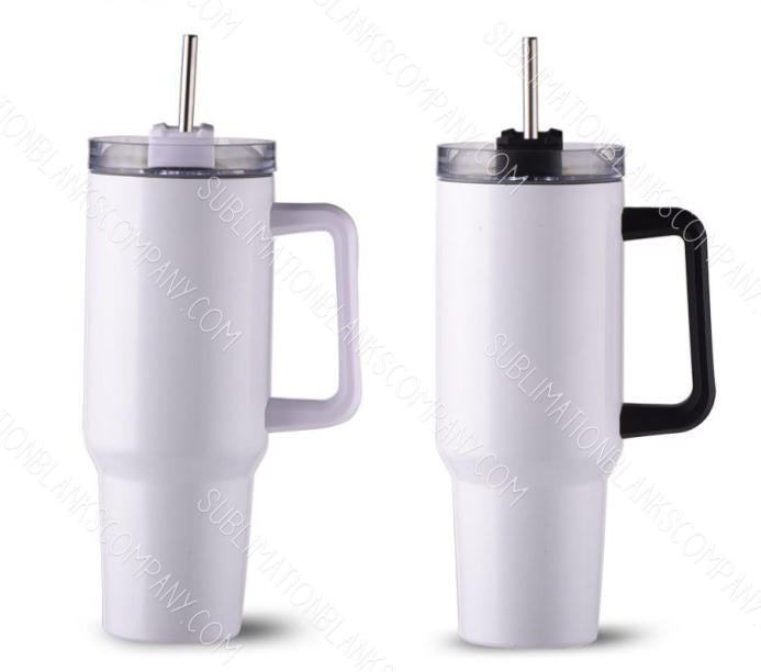 Blank 20-Pack 40 OZ SUBLIMATION TUMBLER WITH HANDLE! FREE SHIPPING!