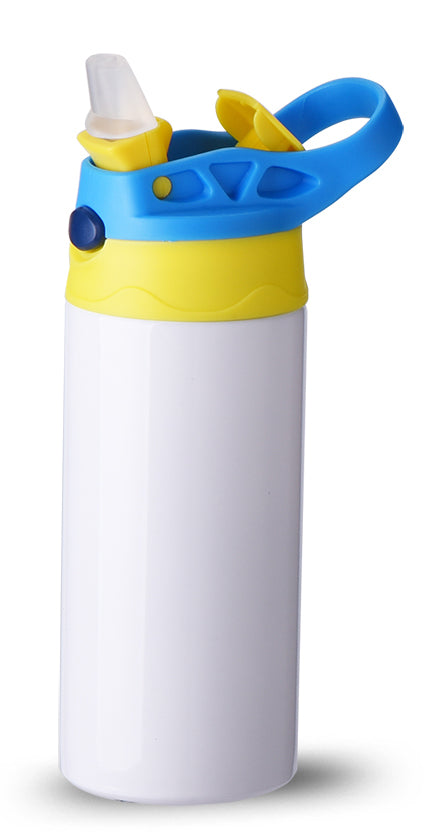 5-Pack Deal! 12 oz. STRAIGHT Sublimation Kids Sip Lid Tumblers [Not Tapered). FREE SHIPPING!