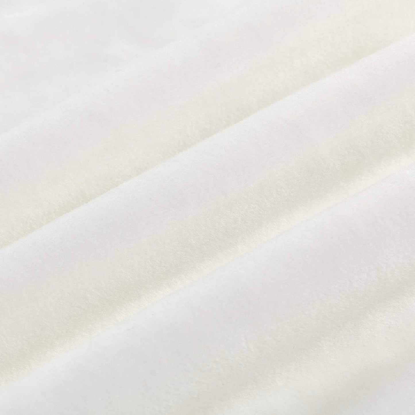 54" x 30" Soft White Minky Dot Baby Blanket Sublimation Blank