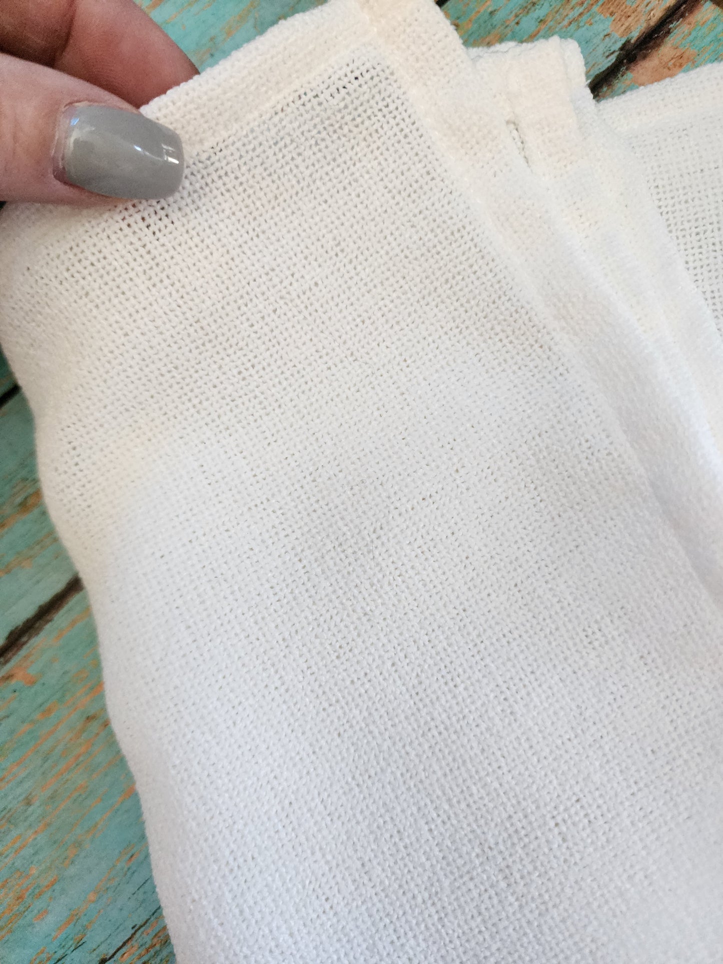 Decorative Flat Weave Tea Dish Towel Sublimation Blank