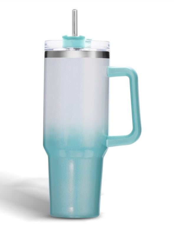 5-Pack 40OZ Sublimation Blank Tumbler With Handle! FREE SHIPPING!