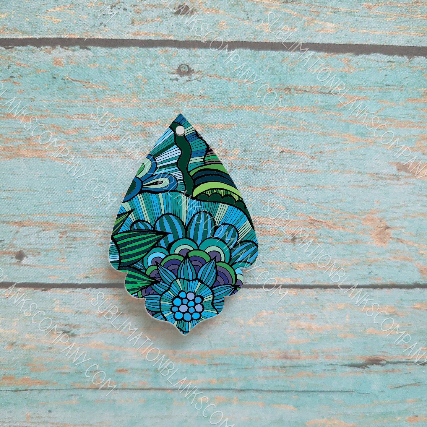 Pair of 2-sided BOHO Necklace Pendant Sublimation Blanks (2 pcs)