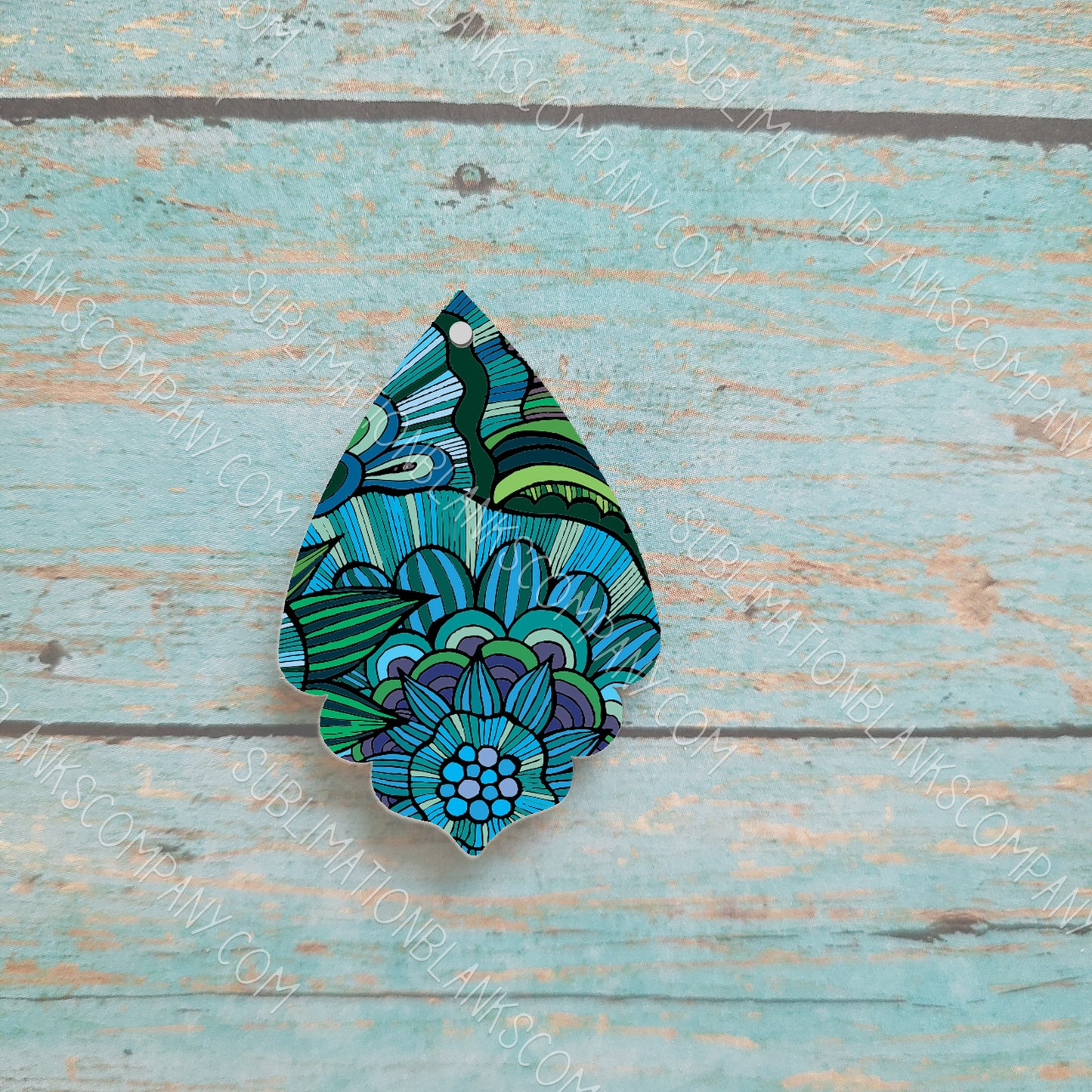 2-sided BOHO Earrings Sublimation Blank (2 pcs) + Hanging Hardware. Laserable!