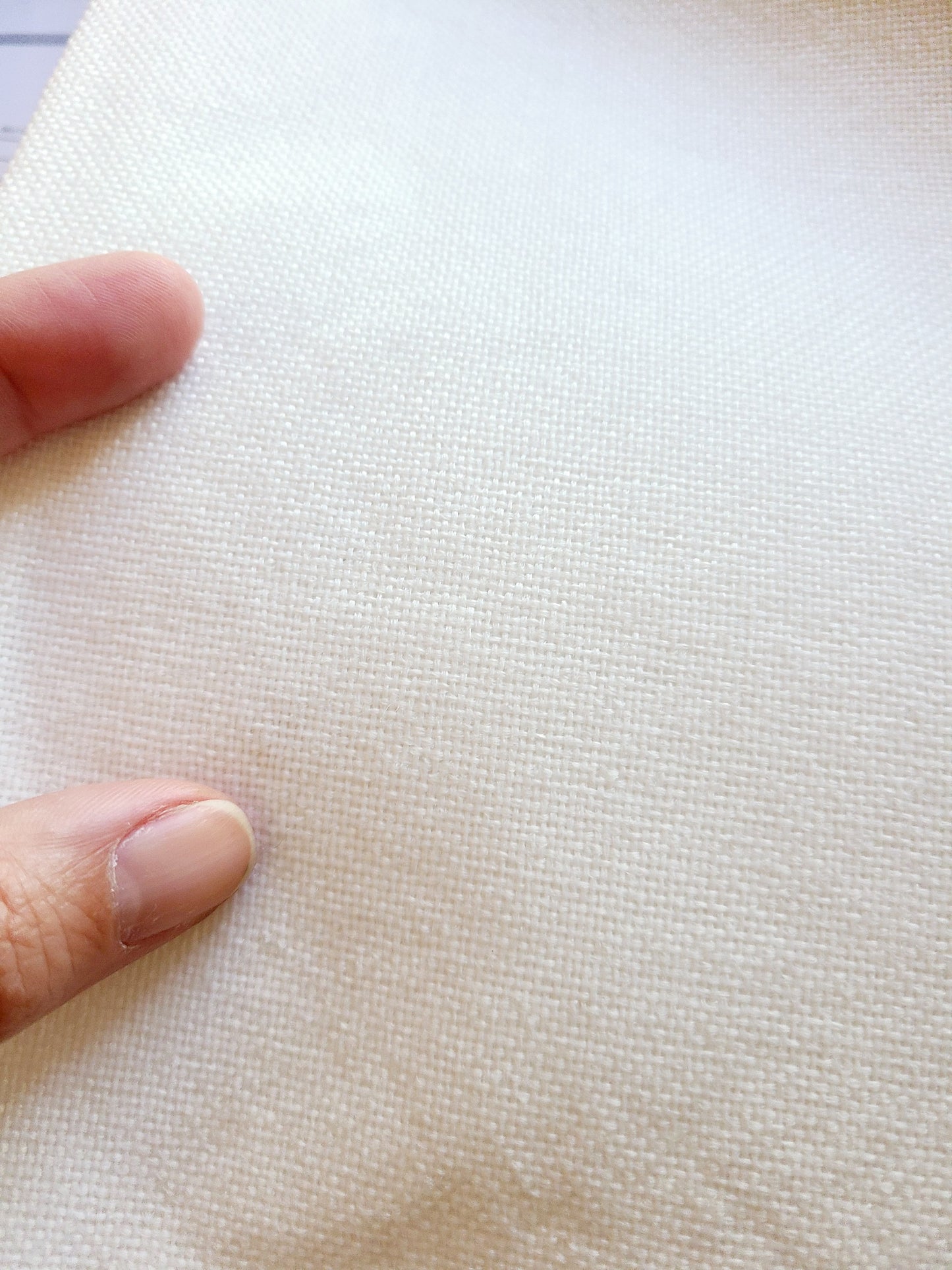 15.5" Square Natural or White Linen Burlap Pillow Cover Sublimation Blank