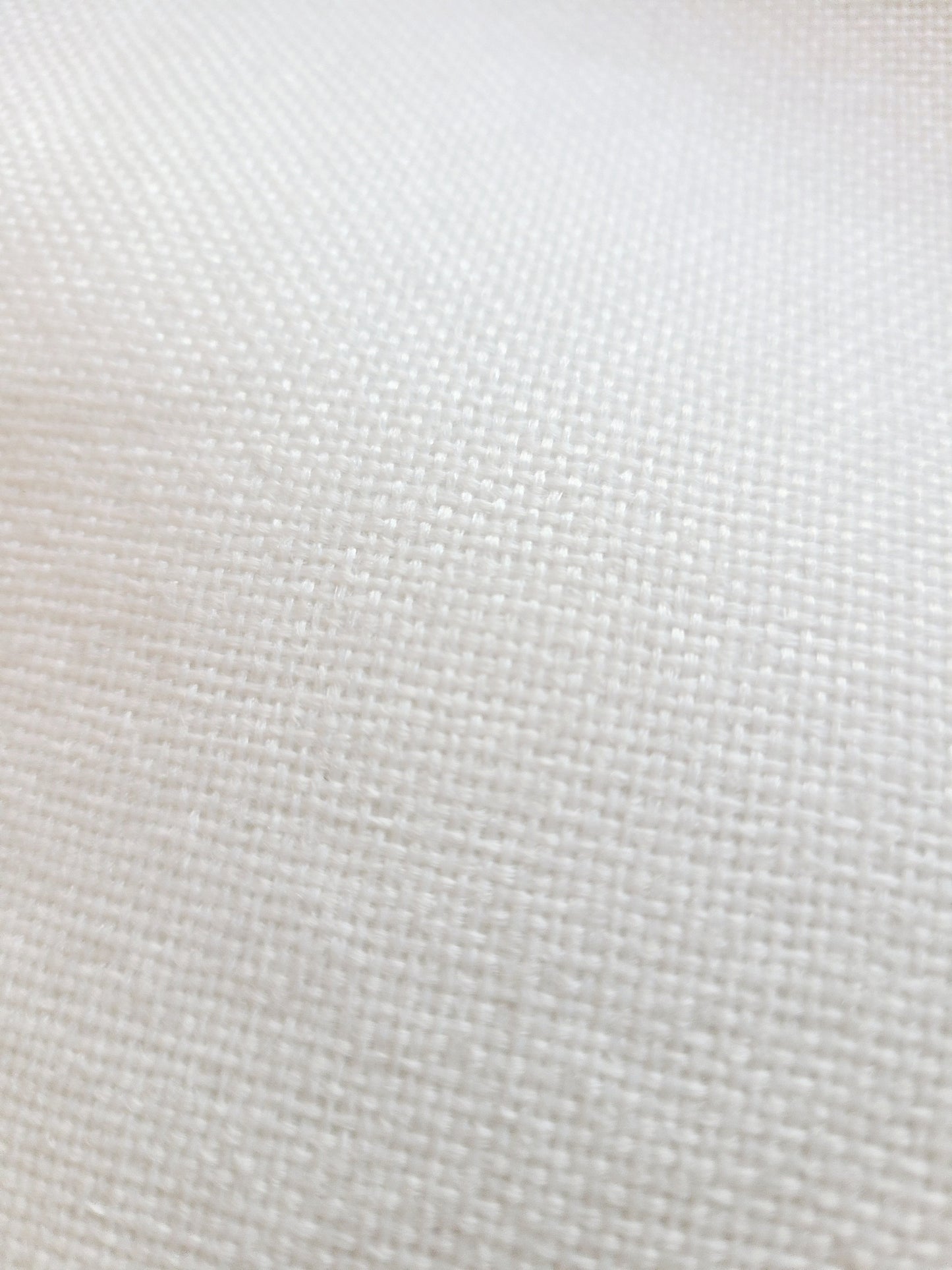 15.5" Square Natural or White Linen Burlap Pillow Cover Sublimation Blank