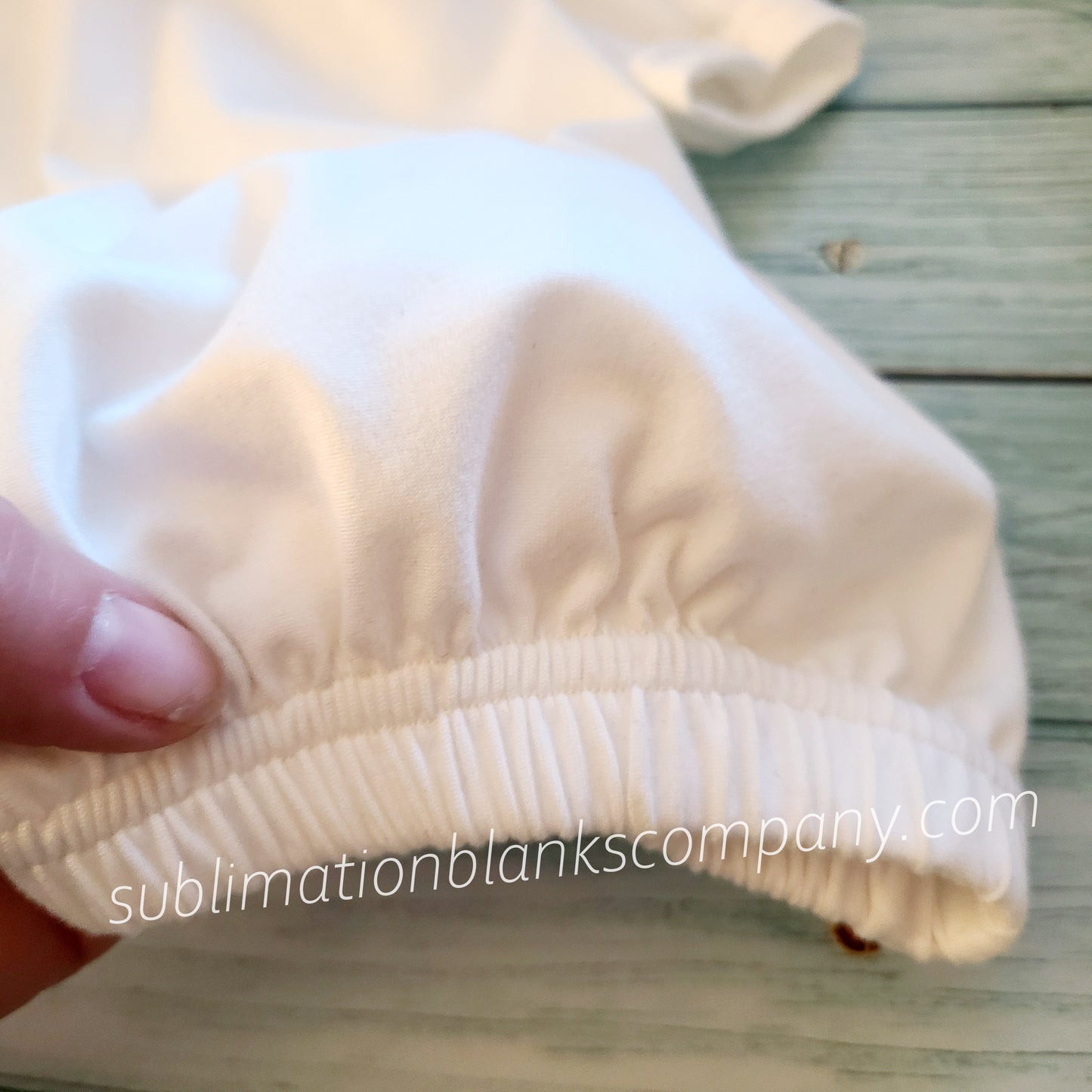 Newborn Baby Sleeping Gown and Hat Sublimation Blank Set. 0-3 Months Size.