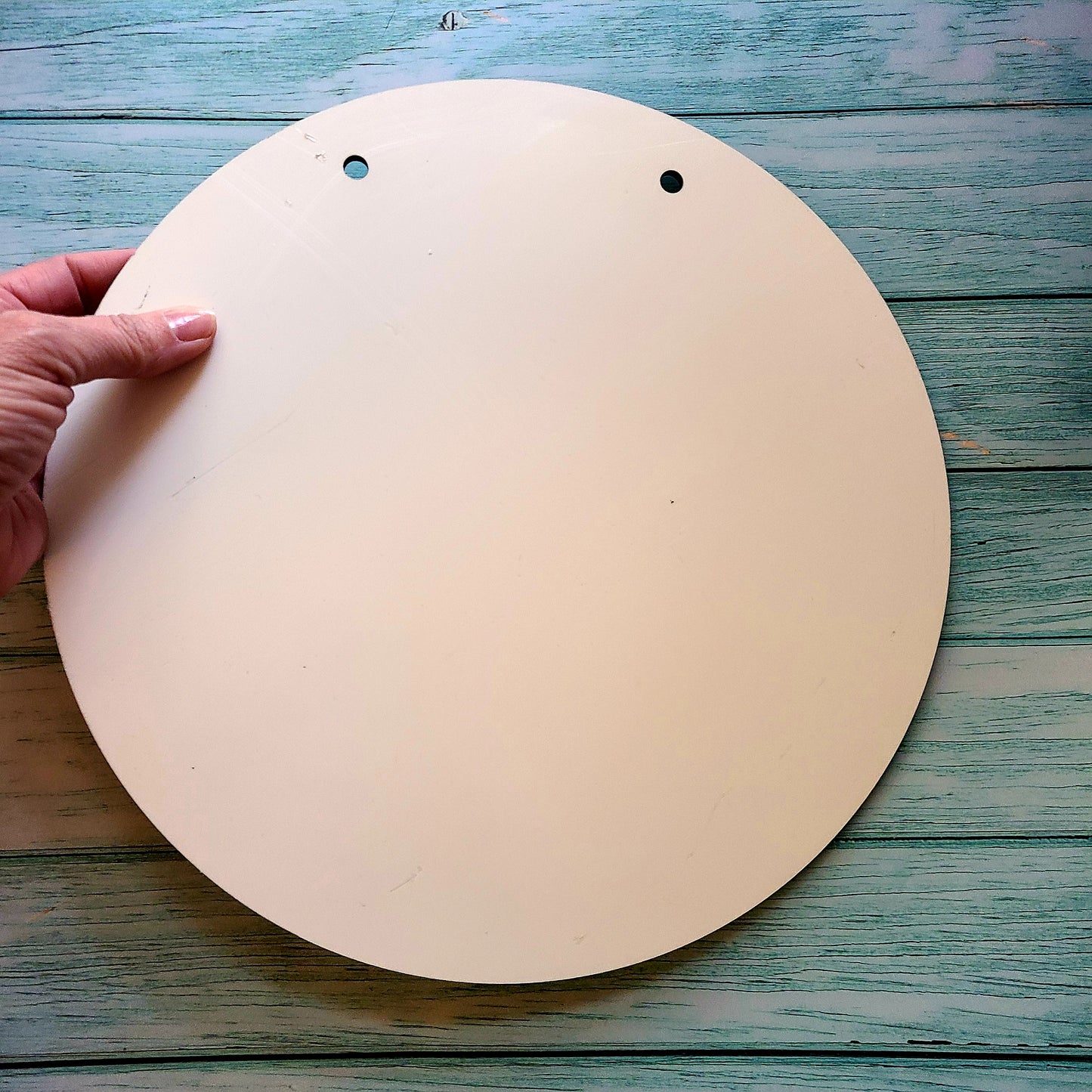 16" Round MDF Wall or Door Hanger Circle Sublimation Blank