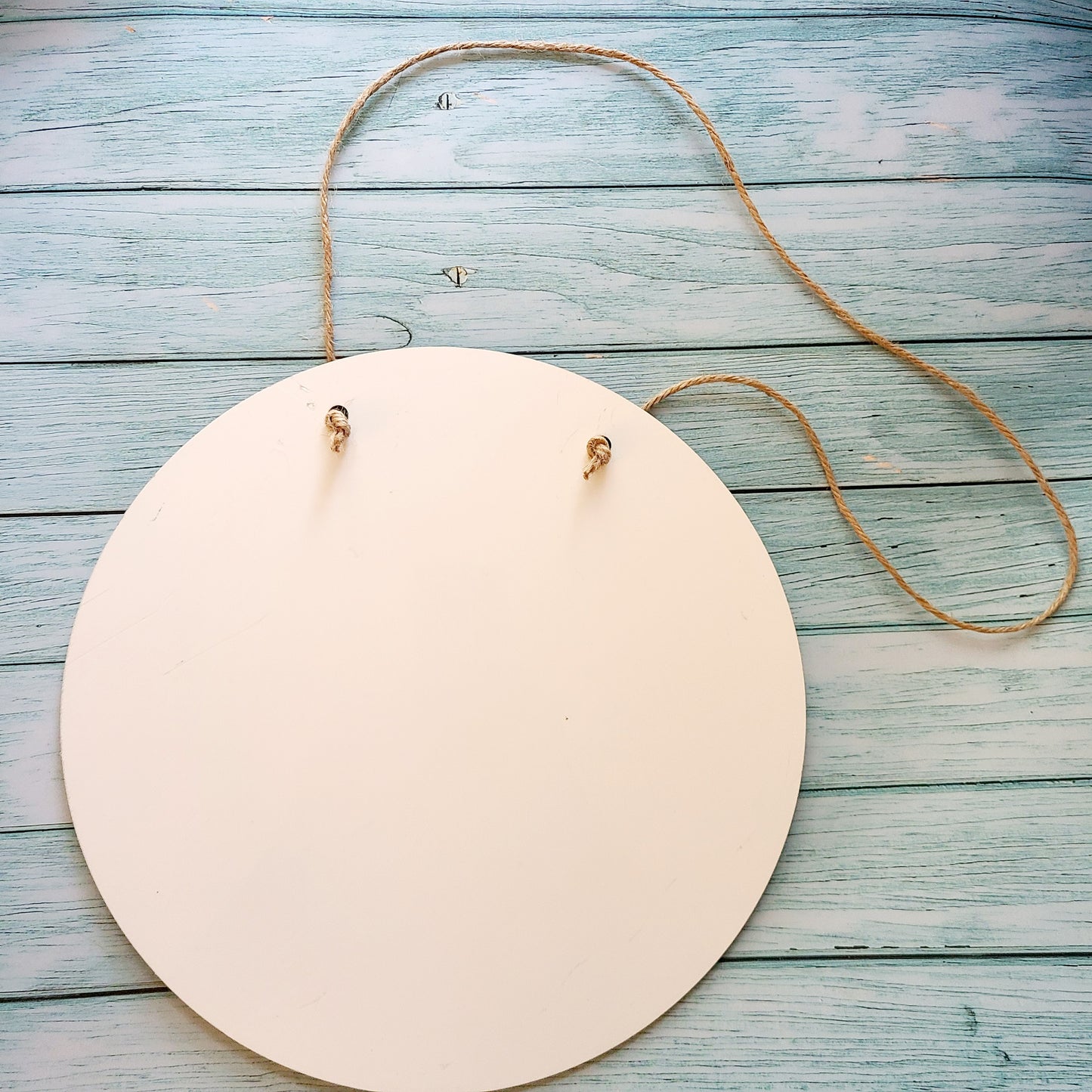 16" Round MDF Wall or Door Hanger Circle Sublimation Blank