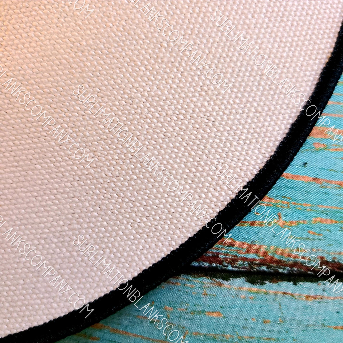 8" Round Back Patch Sublimation Blank
