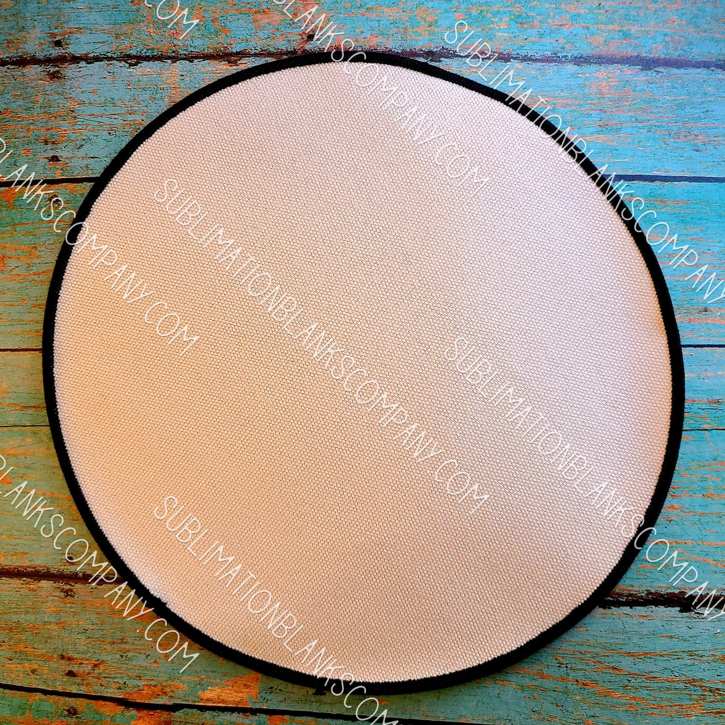 8" Round Back Patch Sublimation Blank