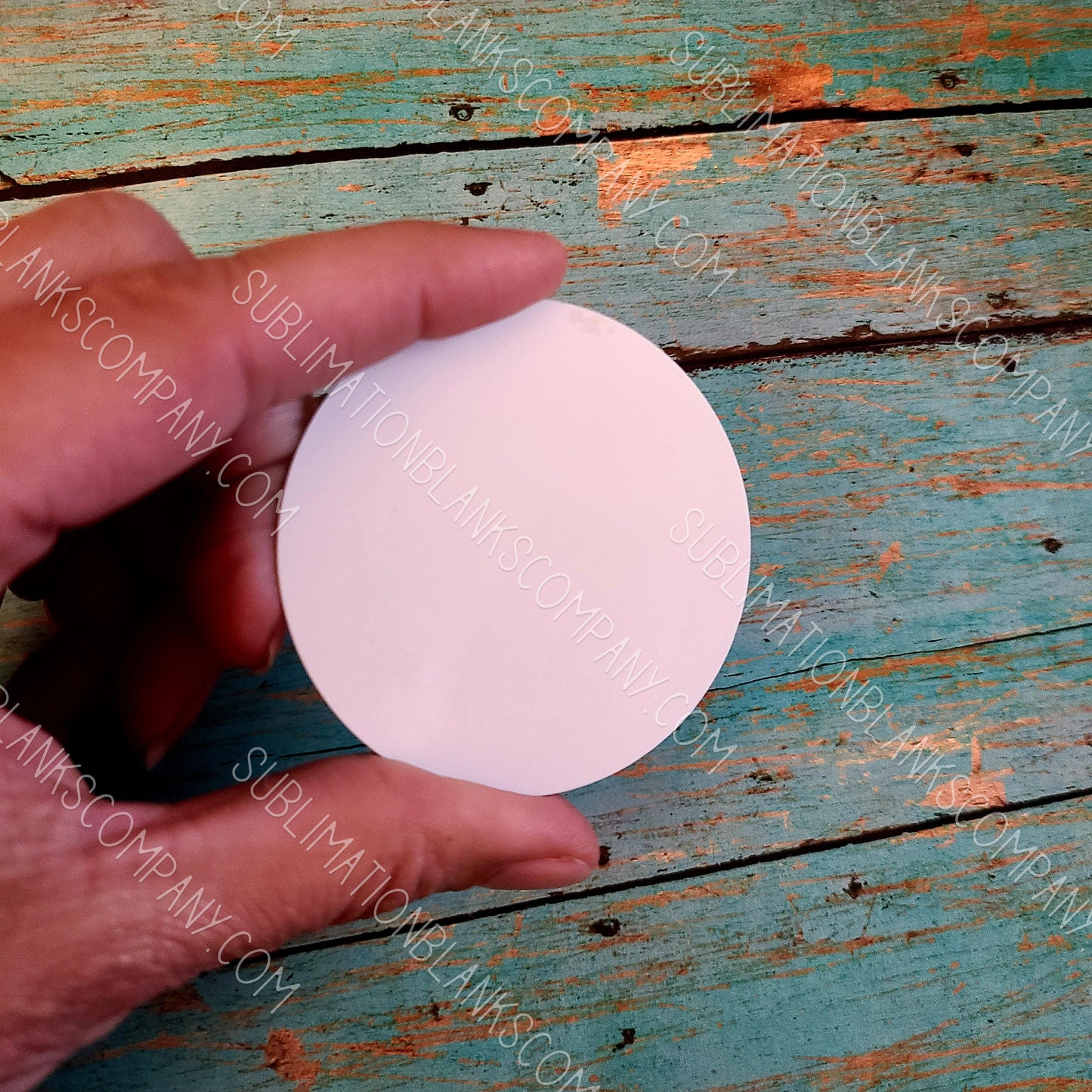 Round or Rectangle Aluminum Refrigerator Magnet Sublimation Blank. Laserable!