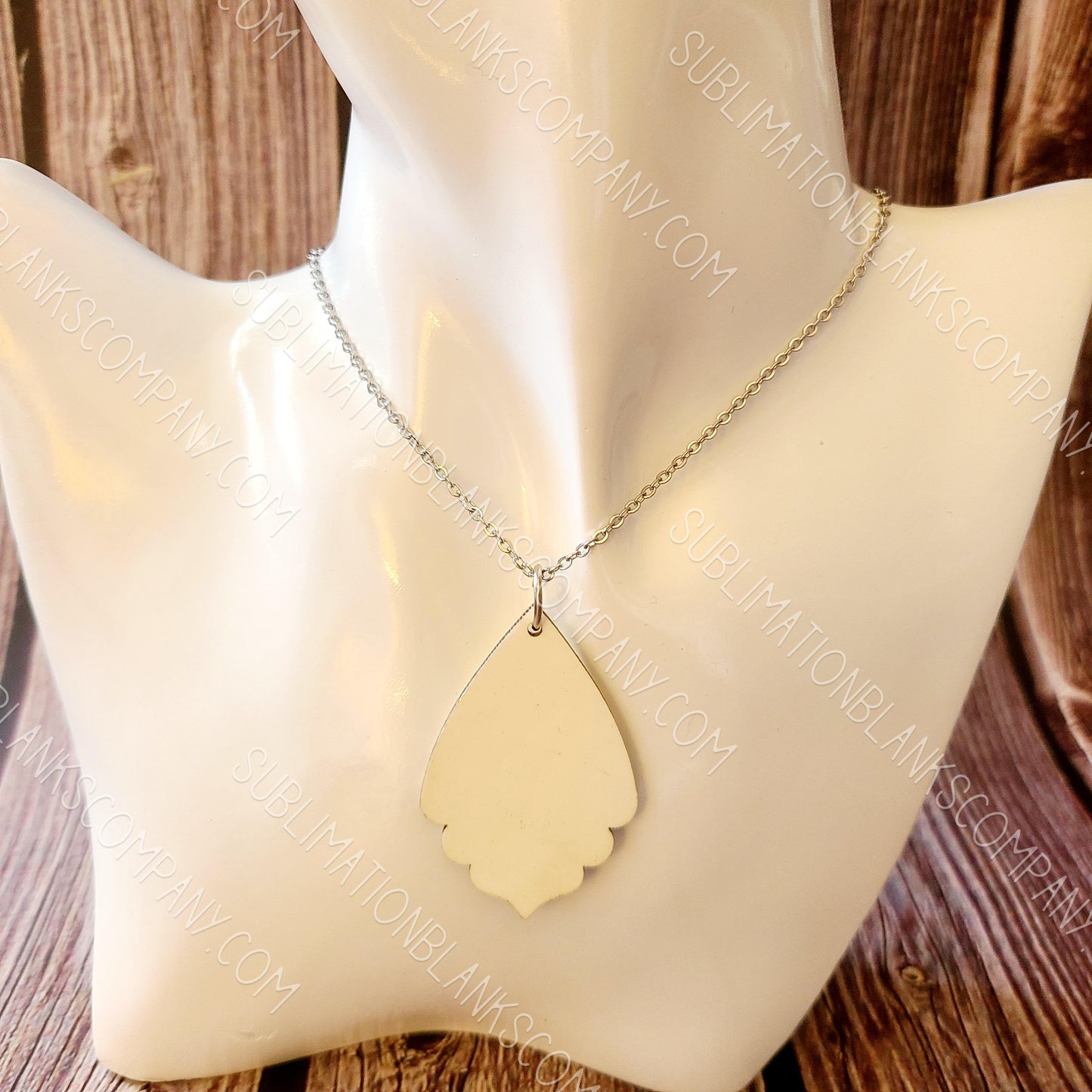 Pair of 2-sided BOHO Necklace Pendant Sublimation Blanks (2 pcs)