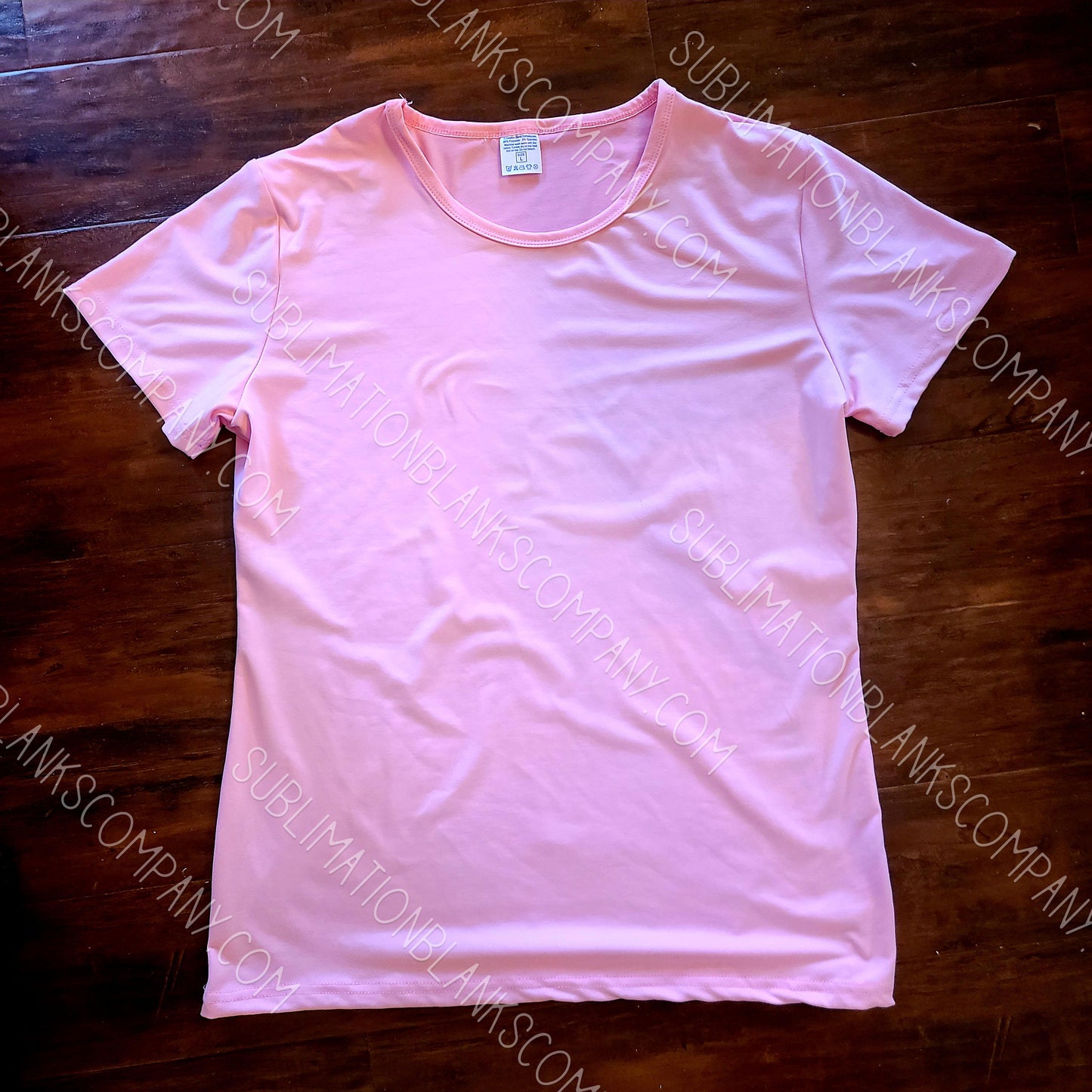 Ladies Short Sleeve T-Shirt Sublimation Blank! White/Pink/Grey