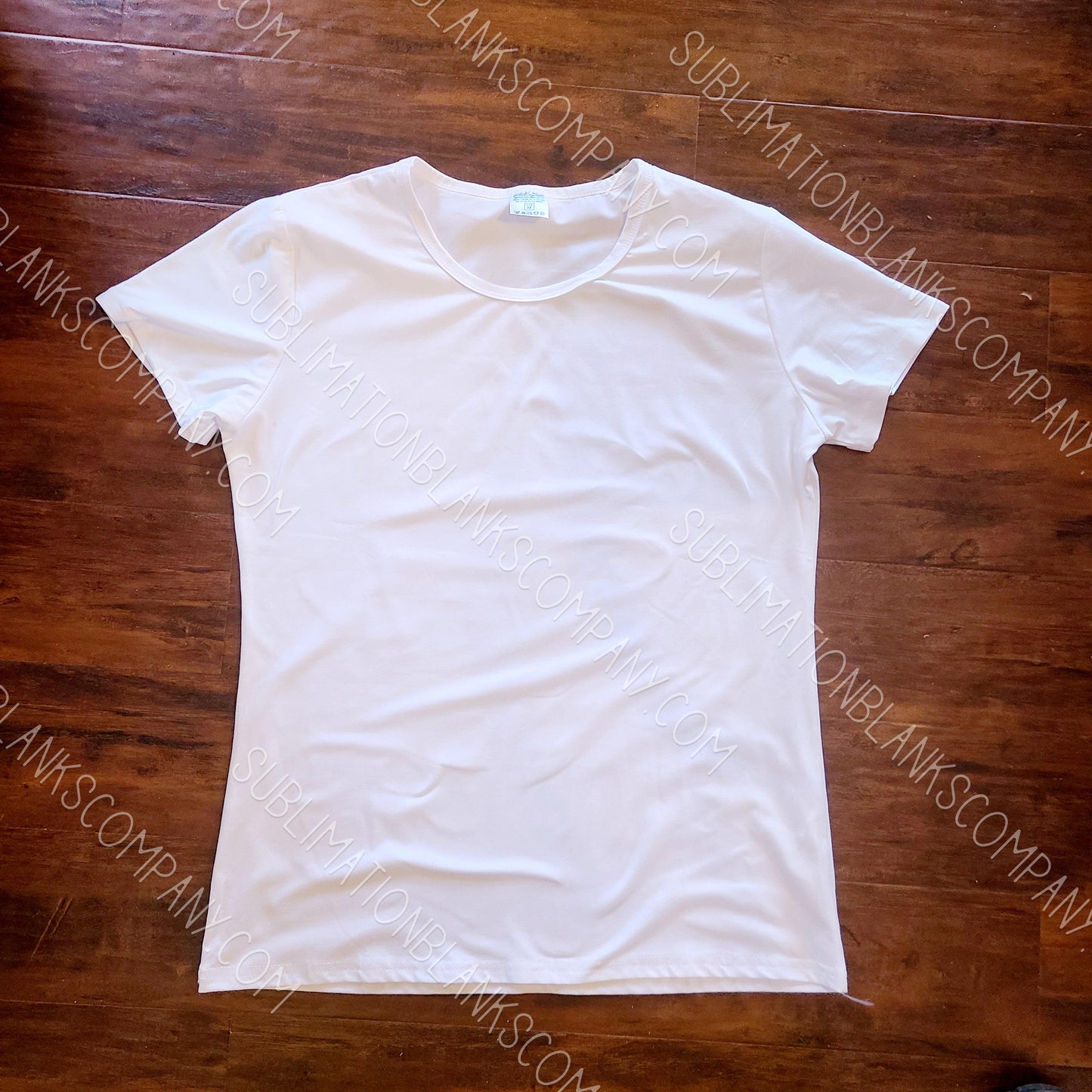 Ladies Short Sleeve T-Shirt Sublimation Blank! White/Pink/Grey