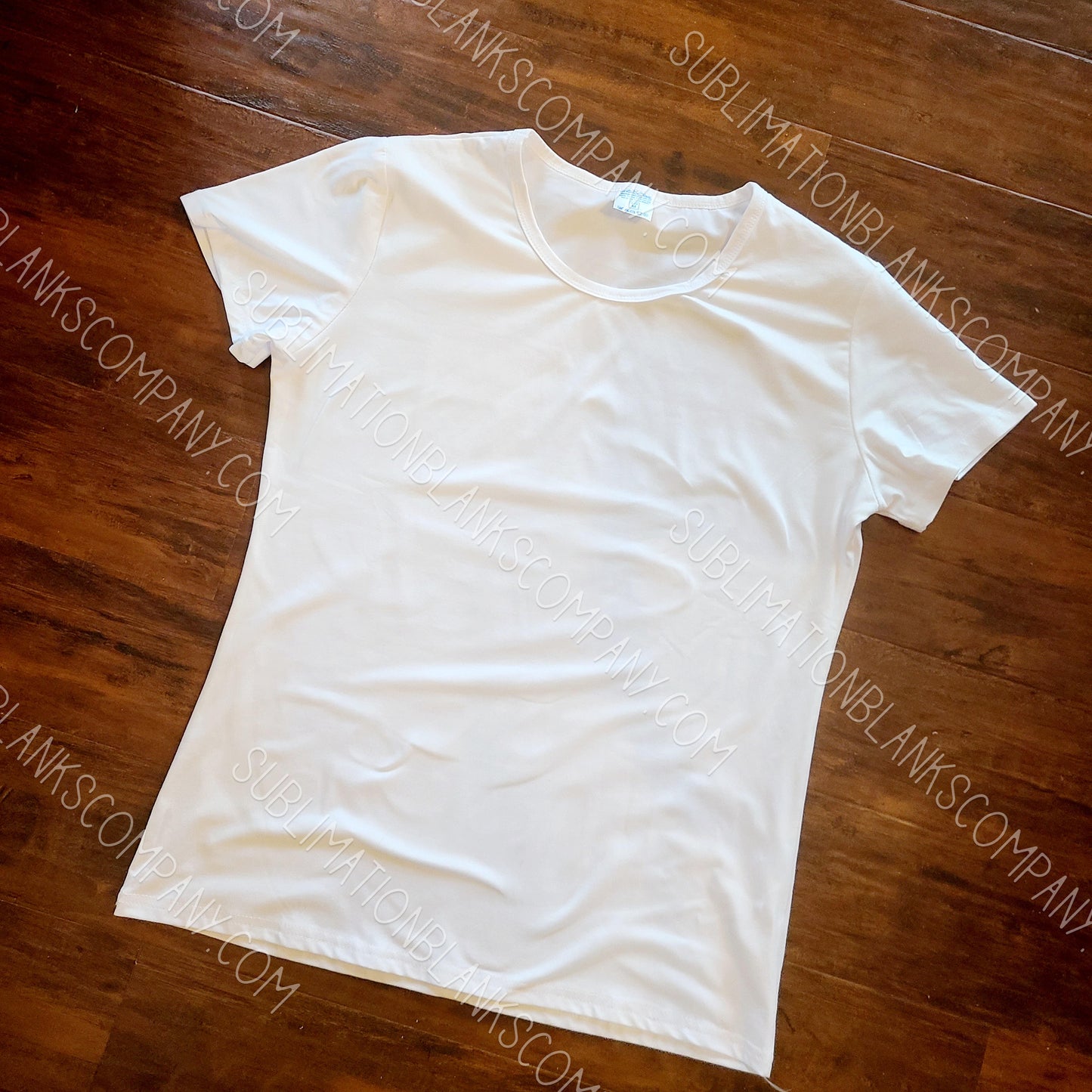 Ladies Short Sleeve T-Shirt Sublimation Blank! White/Pink/Grey