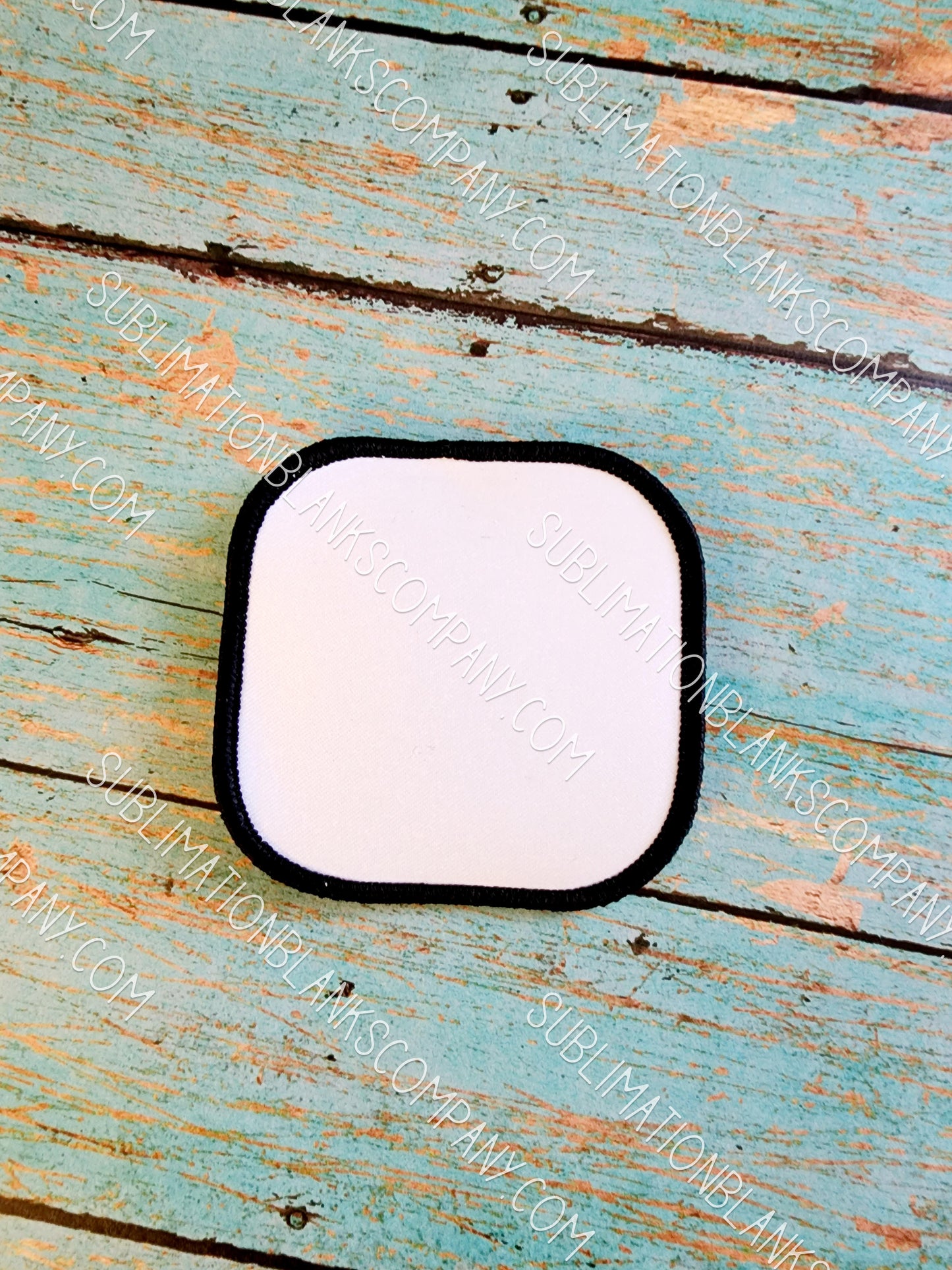 Rounded Square Hat Patch Sublimation Blank