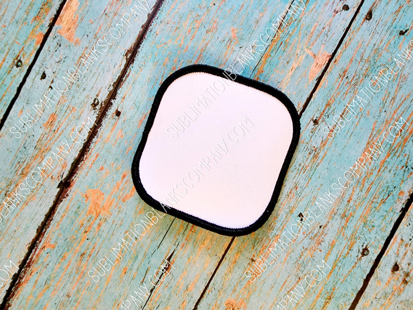 Rounded Square Hat Patch Sublimation Blank