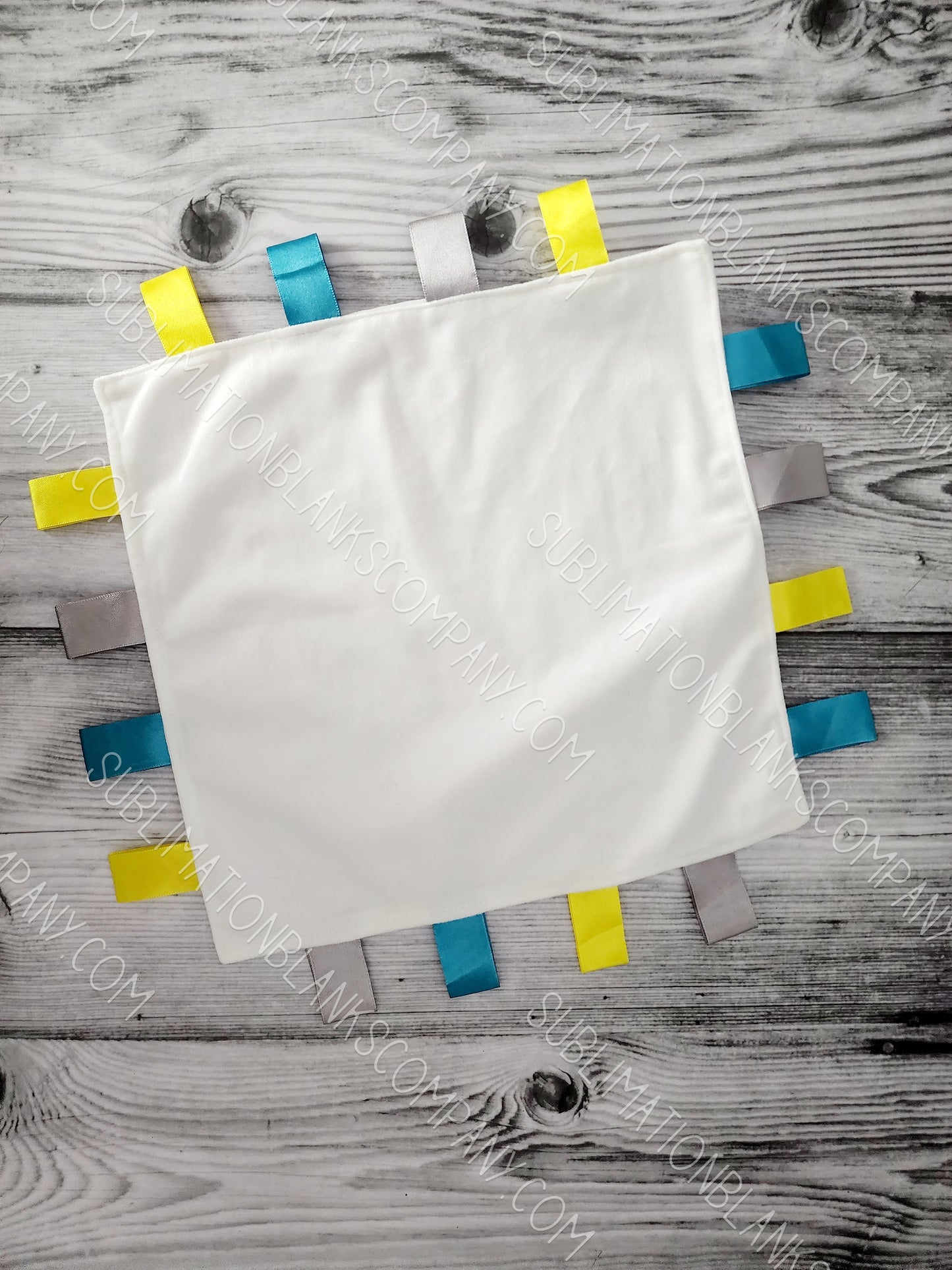 Minky Baby Tag Ribbon Blanket Toy Sublimation Blank