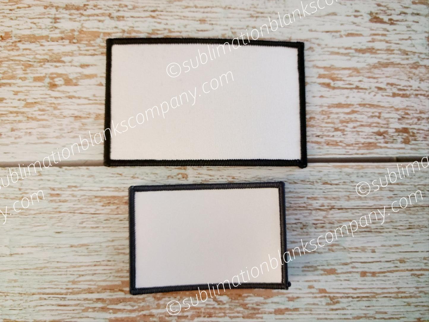 Rectangle Hat Patch Sublimation Blank (Small and Large Size)