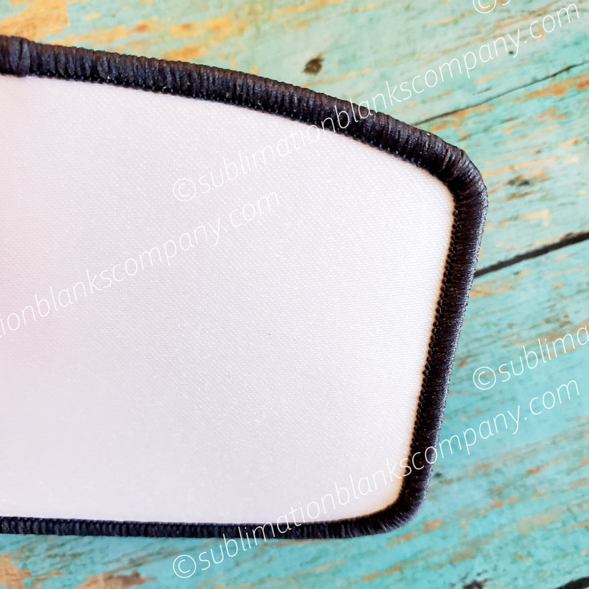 VELCRO Rounded Rectangle and Cirlcle Hat Patch Sublimation Blank! Poly