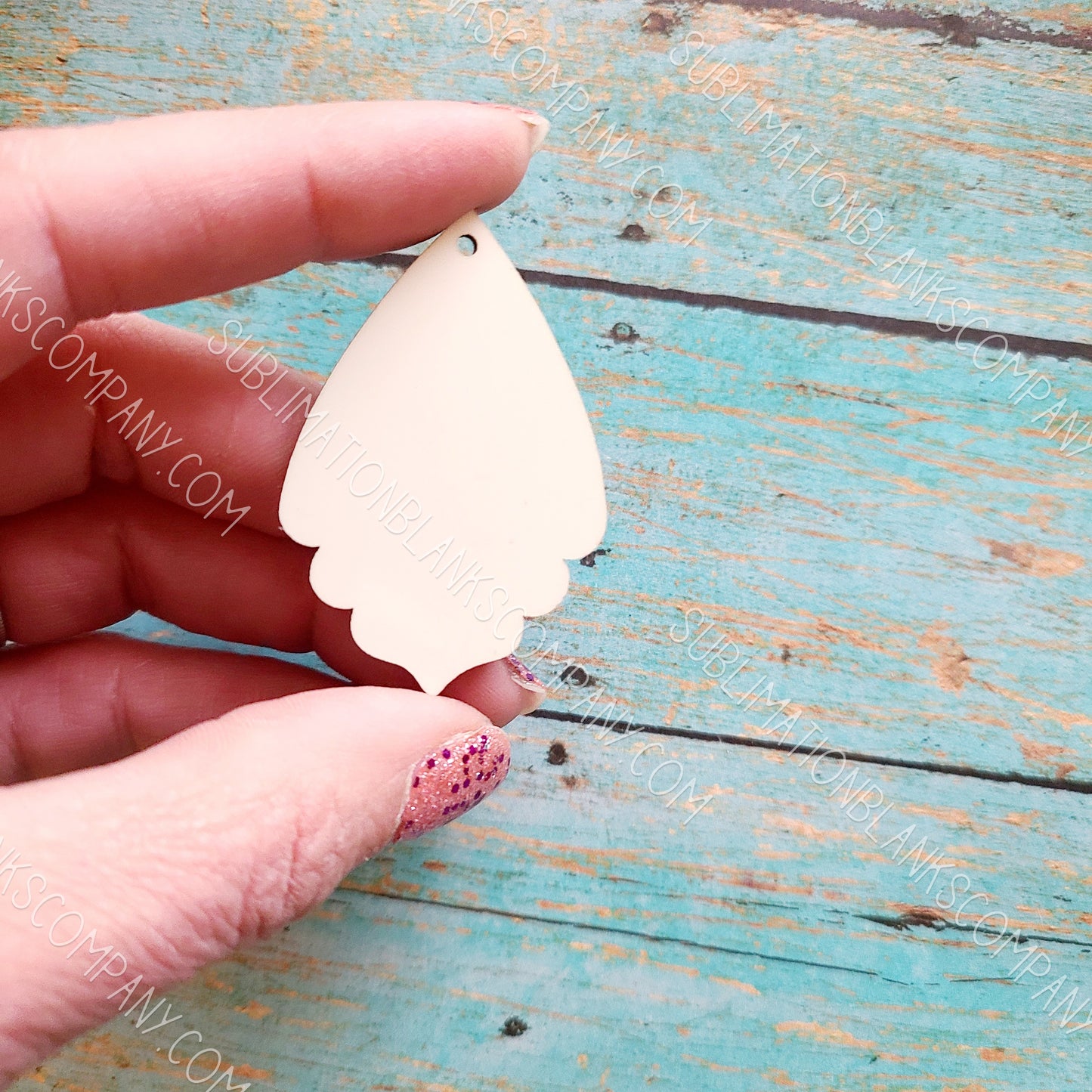 2-sided BOHO Earrings Sublimation Blank (2 pcs) + Hanging Hardware. Laserable!