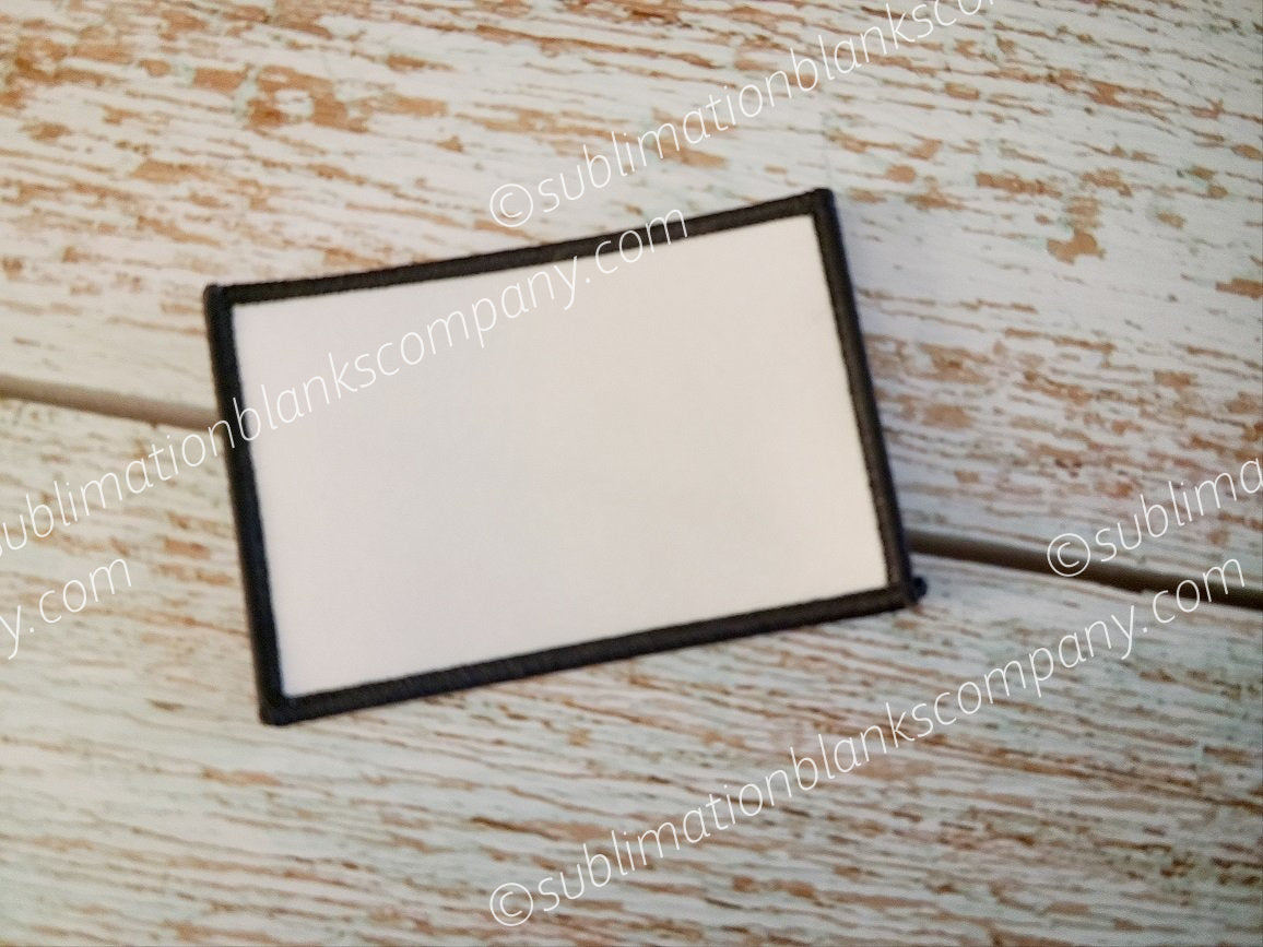 Rectangle Hat Patch Sublimation Blank (Small and Large Size)