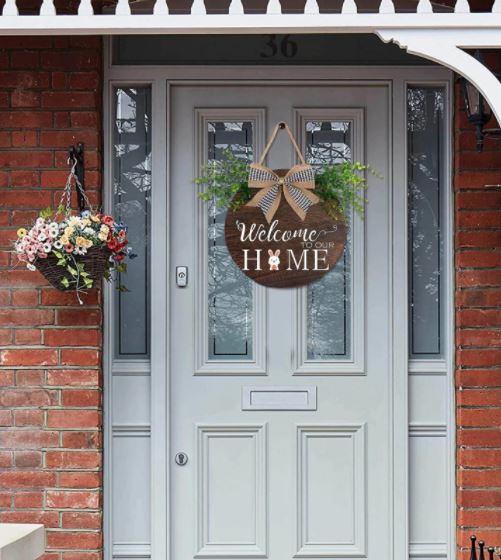 16" Round MDF Wall or Door Hanger Circle Sublimation Blank