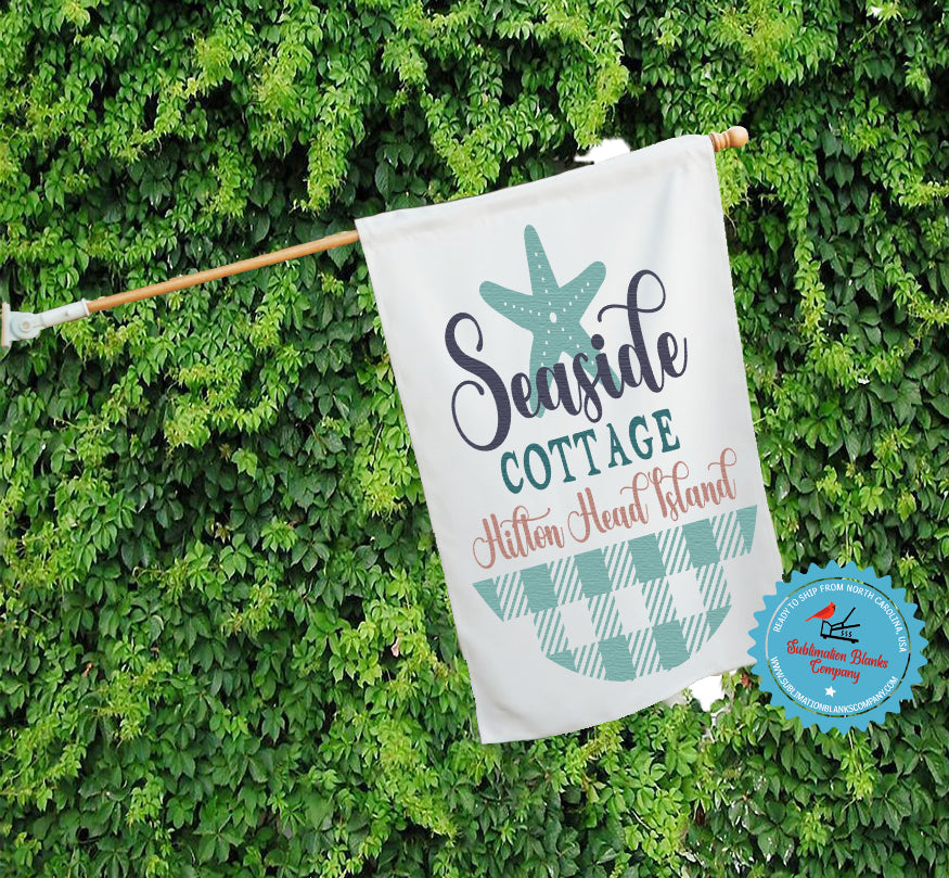 2-sided House Flag Sublimation Blank! 28"x40"