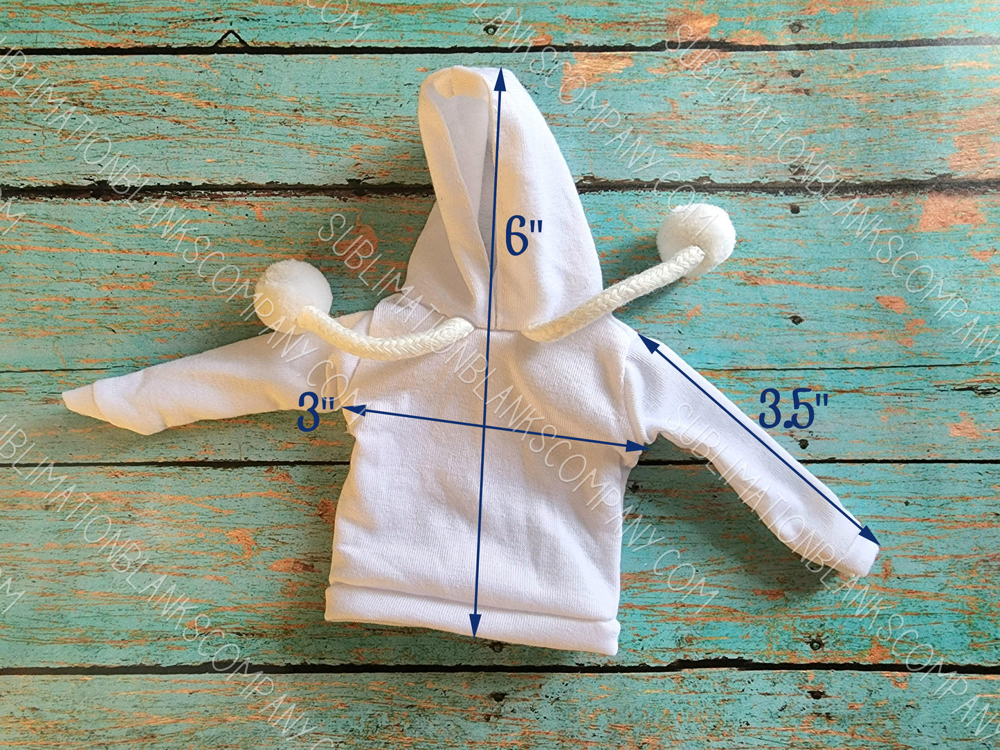 Doll Elf Hoodie Sweatshirt Sublimation Blank Polyester Shirt