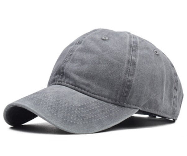Adjustable Stonewashed Unisex Baseball Trucker Hat Cap with Slide Buckle