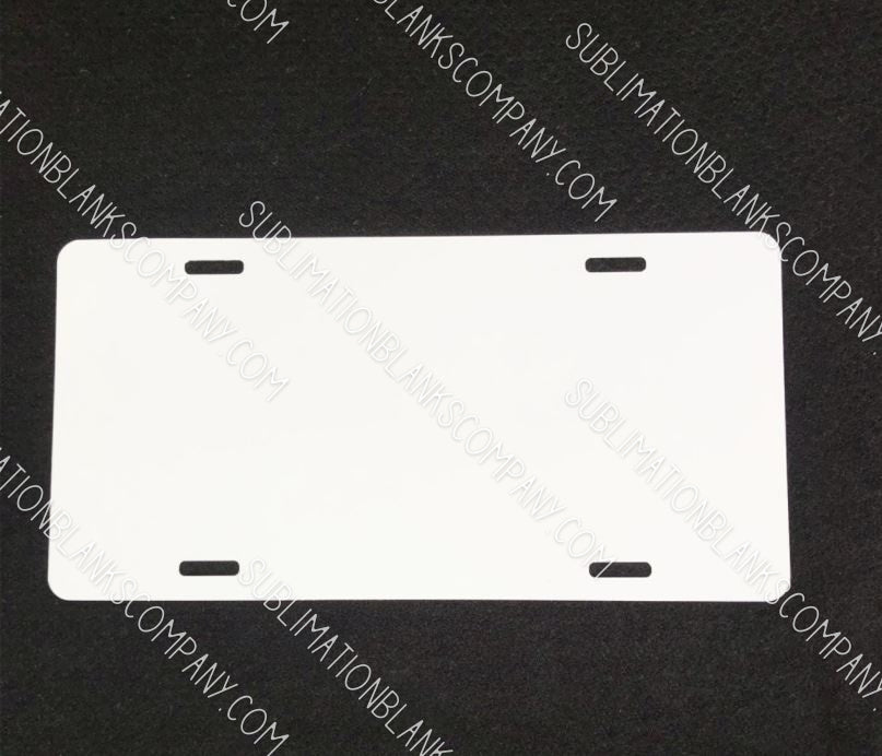 3-Pack Aluminum License Plate Sublimation Blanks. Laserable!