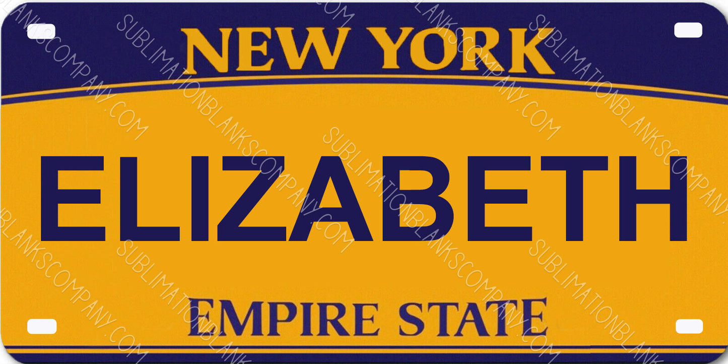 License Plate Aluminum Refrigerator Magnet Sublimation Blank. Laserable!