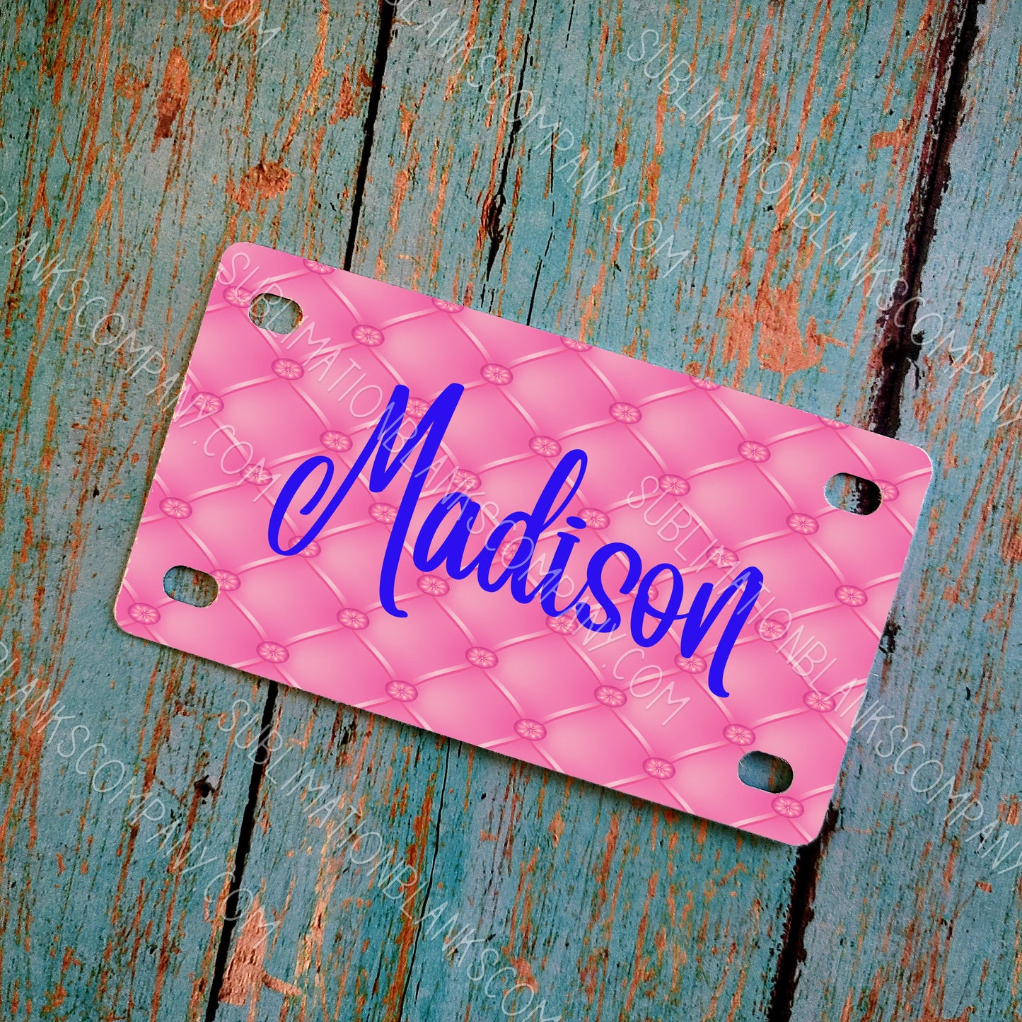 License Plate Aluminum Refrigerator Magnet Sublimation Blank. Laserable!