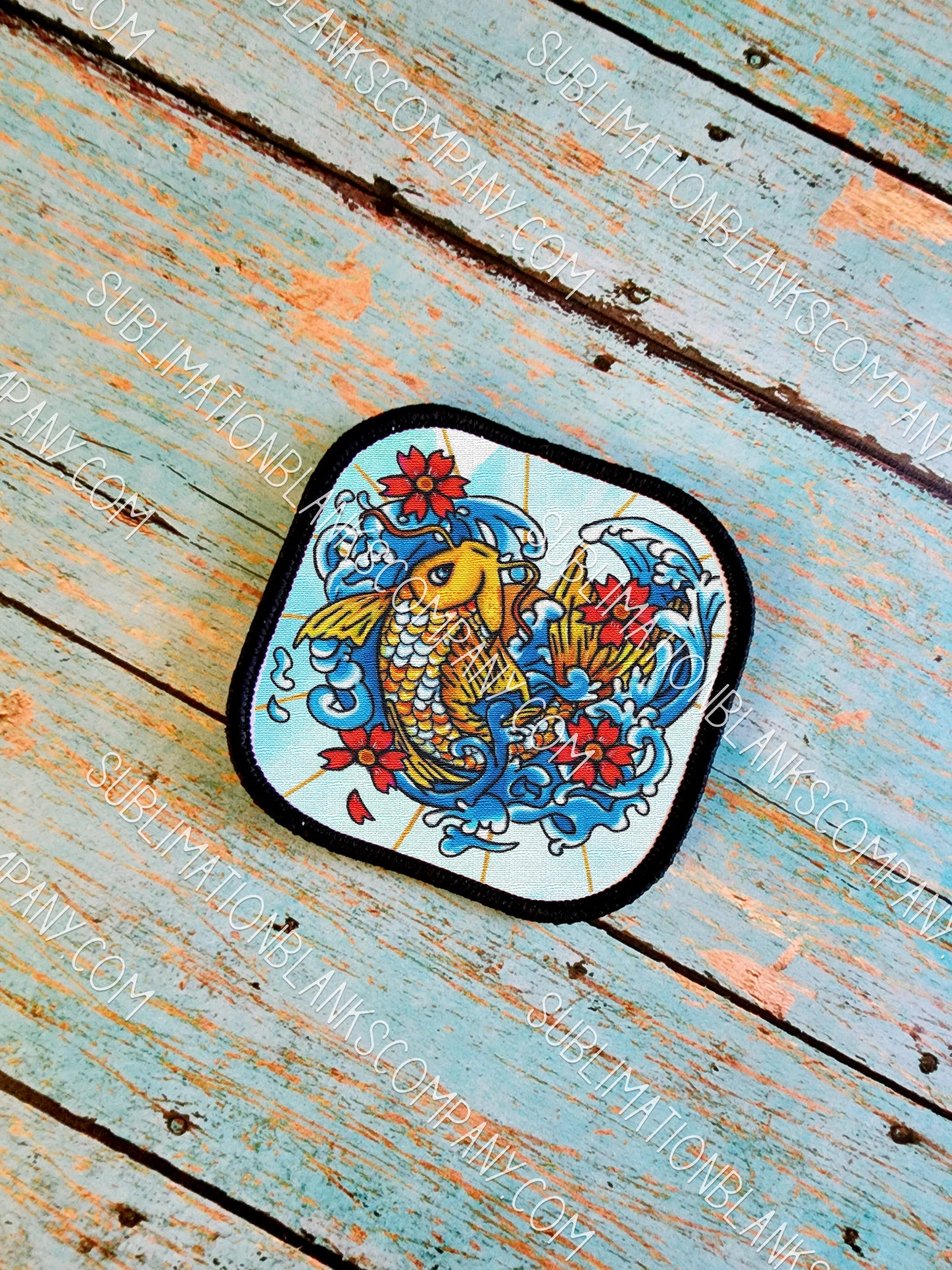 Rounded Square Hat Patch Sublimation Blank