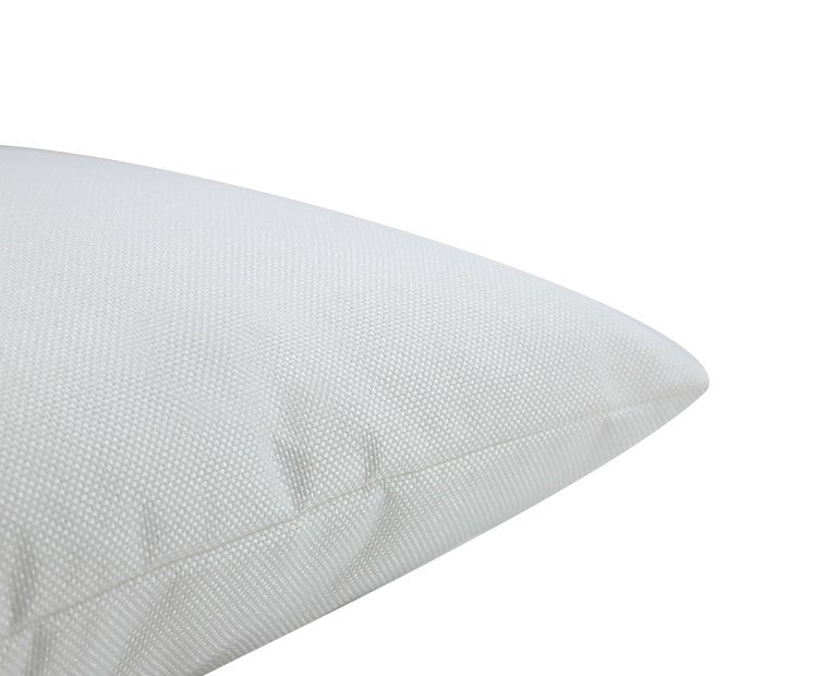 15.5" Square Natural or White Linen Burlap Pillow Cover Sublimation Blank