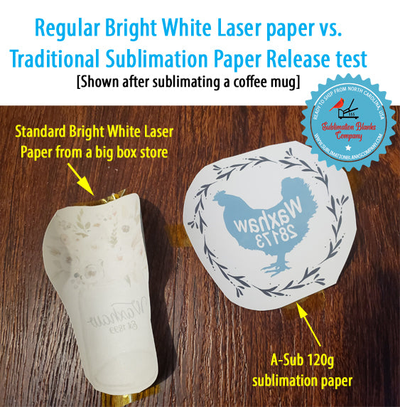 Budget Friendly Bright White Laser Paper Is Just as Good as Sublimation Paper