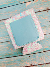 Load image into Gallery viewer, Unicorn White Sequin Neoprene Koozie with White Pocket Sublimation Blank! Can Cooler (Copy)
