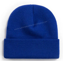 Load image into Gallery viewer, Adult and Kids Blank Beanie Hat Black, Grey, Blue! Perfect for Hat Patches.
