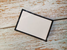 Load image into Gallery viewer, Rectangle Hat Patch Sublimation Blank (Small and Large Size)
