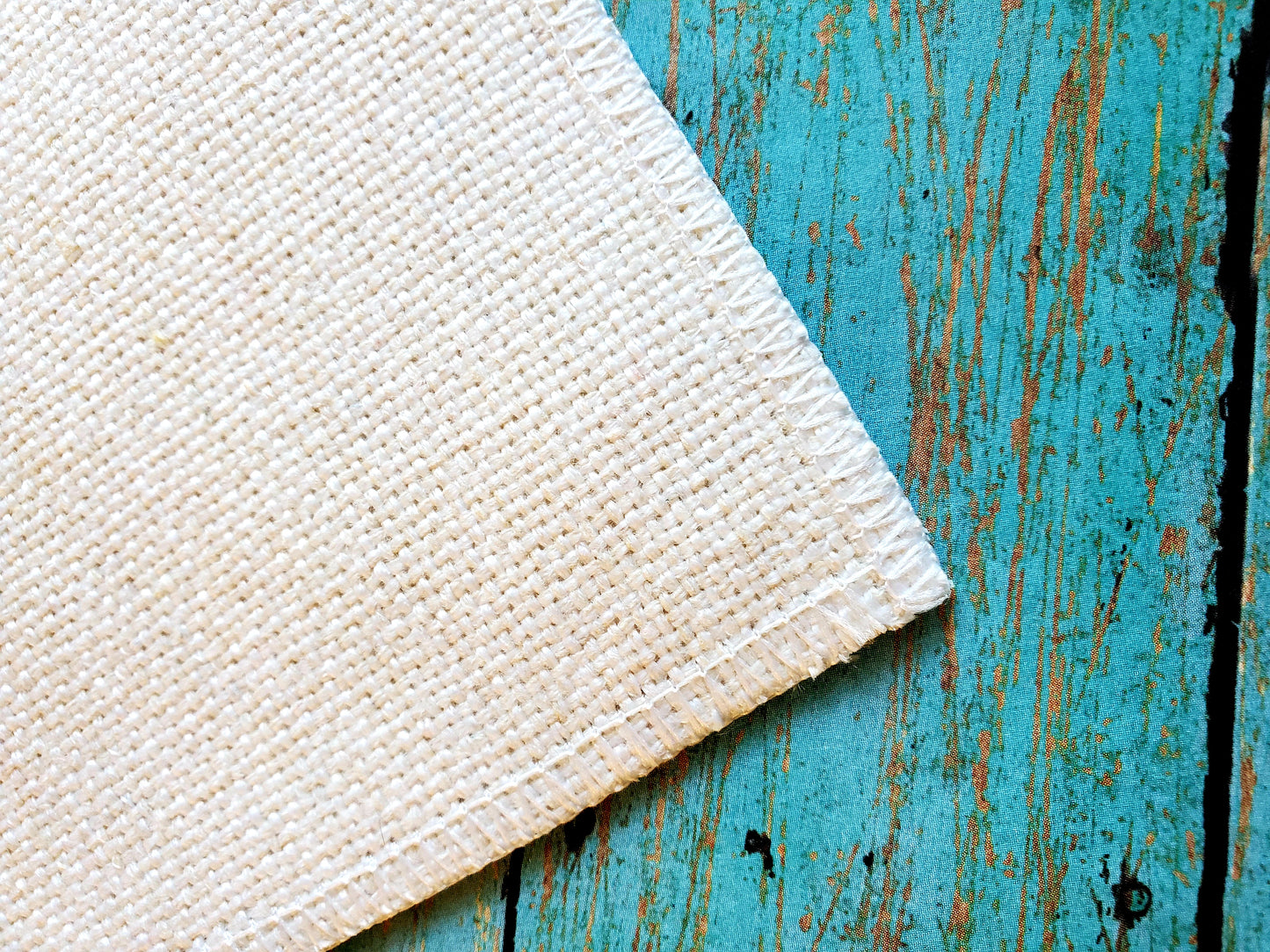 Farmhouse Burlap Linen Placemat Sublimation Blank