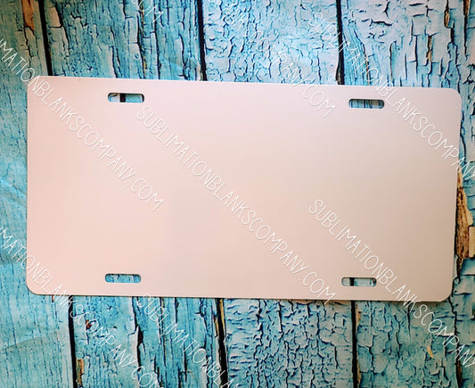 3-Pack Aluminum License Plate Sublimation Blanks. Laserable!