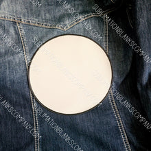 Load image into Gallery viewer, 8&quot; Round Back Patch Sublimation Blank
