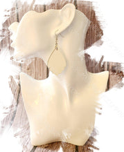 Load image into Gallery viewer, 2-sided BOHO Earrings Sublimation Blank (2 pcs) + Hanging Hardware. Laserable!
