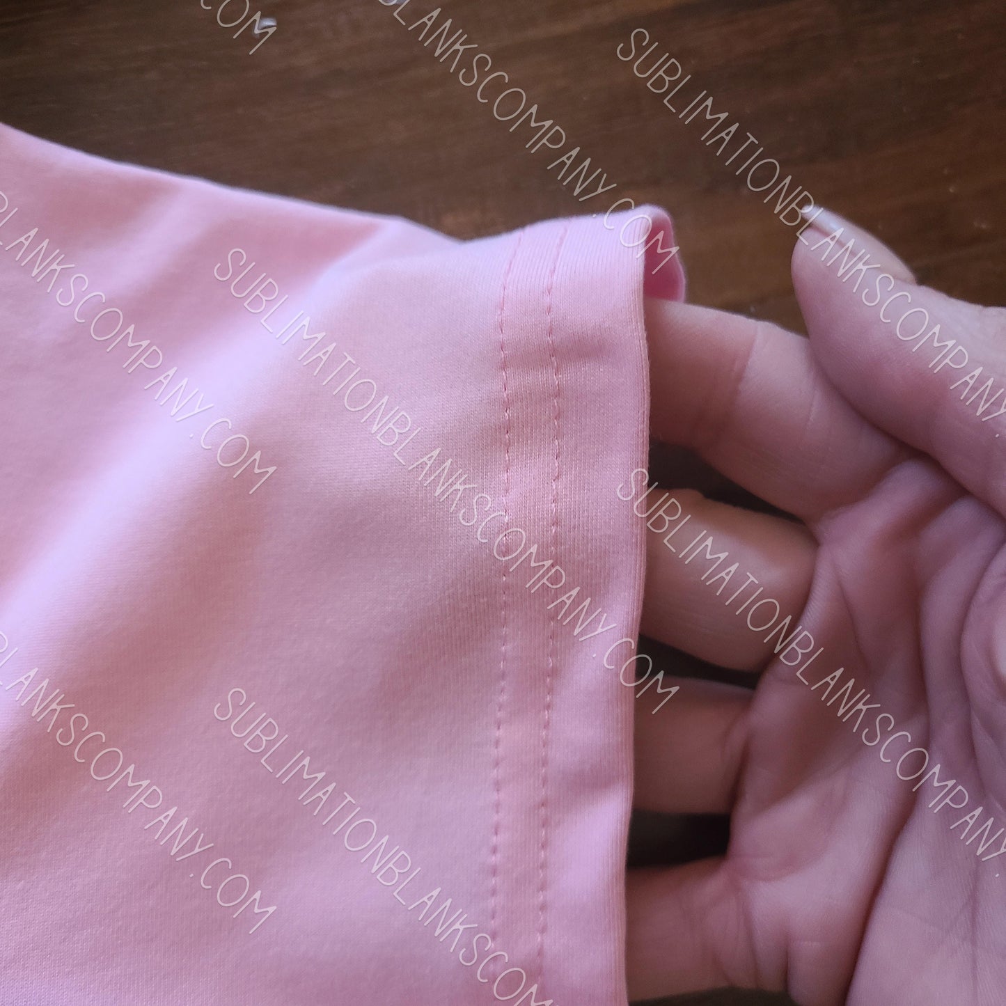 Ladies Short Sleeve T-Shirt Sublimation Blank! White/Pink/Grey