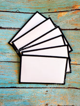 Load image into Gallery viewer, Rectangle Hat Patch Sublimation Blank (Small and Large Size)
