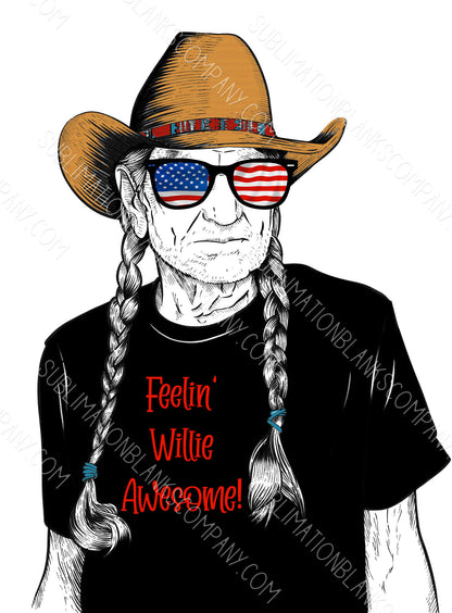 Feelin Willie Awesome .png digital download artwork