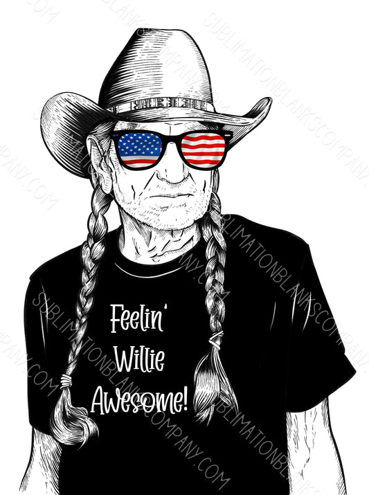 Feelin Willie Awesome .png digital download artwork