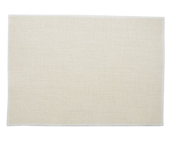 Simple Stitch Natural Lumbar or Square Farmhouse Pillow Cover with Burlap  Trim Sublimation Blank