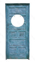 Load image into Gallery viewer, Blank Blue Door Hanger Mock Up .svg digital download artwork
